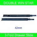 3-Fold 42mm Ball Bearing Slide